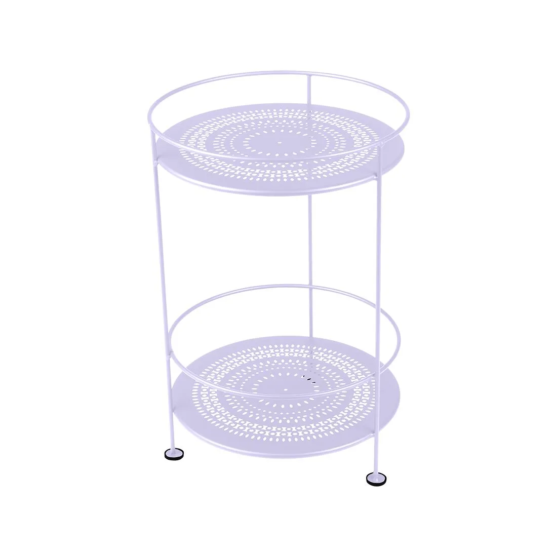 Fermob Guinguette GUINGUETTE GUERIDON DOUBLE PLATEAU PERFORE